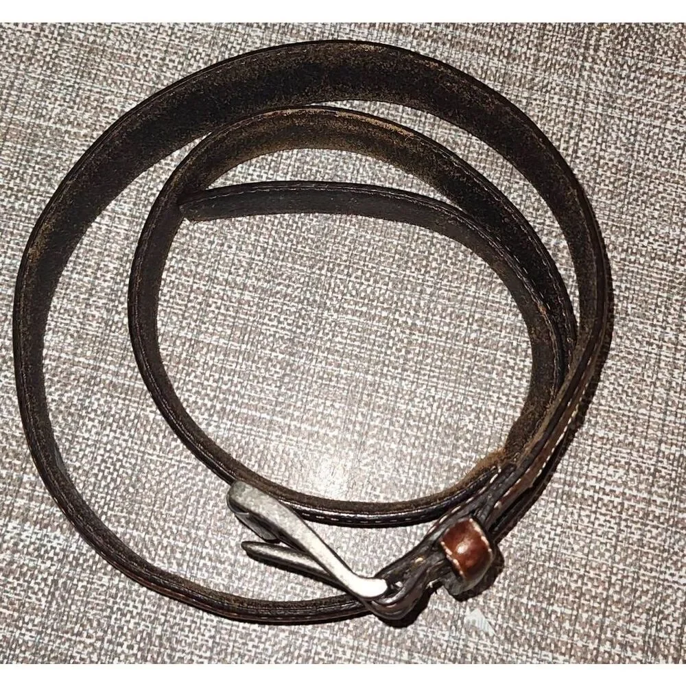 Columbia Brown genuine leather belt 12CO0289 Size 42 great quality
